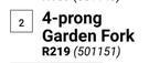 Builders 4 Prong Garden Fork