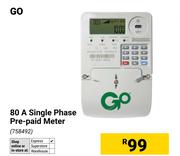 Go 80A Single Phase Pre Paid Meter