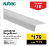 Nutec Socketless Barge Board 80mm x 200mm x 3m