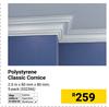 Polystyrene Classic Cornice 2.0m x 80mm x 80mm-5 Pack