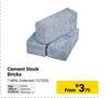 Cement Stock Bricks