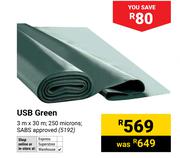 USB Green 3m x 30m