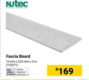 Nutec Fascia Board 10mm x 225mm x 3m 155071
