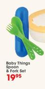Baby Things Spoon & Fork Set