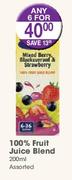 100% Fruit Juice Blend-6x200ml
