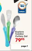 Tommee Tippee Explora Toddler Cutlery Set