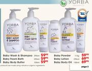 Yorba Baby Wash & Shampoo-295ml