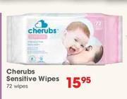 Cherubs Sensitive Wipes-72 Wipes