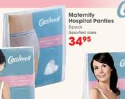 Carriwell Maternity Hospital Panties 2 Pack Assorted Sizes