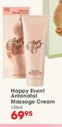 Happy Event Antenatal Massage Cream-125ml