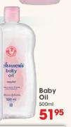 Johnsons Baby Oil-500ml