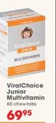 Viral Choice Junior Multivitamin 60 Chew Tabs