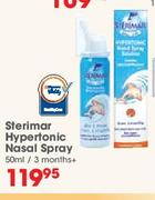 Sterimar Hypertonic Nasal Spray-50ml/3 Months