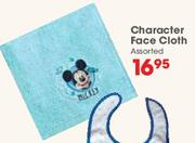 Character Face Cloth Assorted