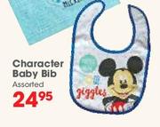 Character Baby Bib Assorted