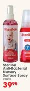Sterilon Anti Bacterial Nursery Surface Spray-250ml