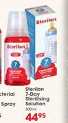 Sterilon 7 Day Sterilising Solution-200ml