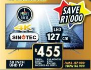 50" SINOTEC UHD Tv 
