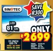32" SINOTEC Tv