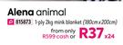 Alena Animal Mink Blanket