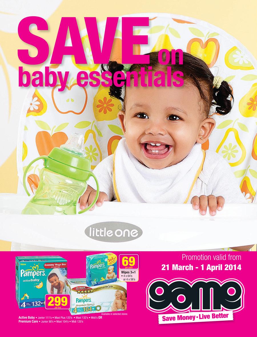 baby essentials at game