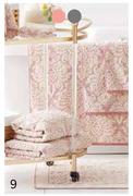 Alda 8 Piece Bathroom Set Charcoal 828033/Dusty Pink 828034