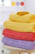 Josie 5 Piece Towel Set Yellow 830291/Orange 830292/Lavender 830293
