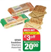 Spar Feshline Stackers Assorted-For 2 x 4s