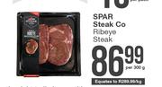 Spar Steak Co Ribeye Steak-Per 300g