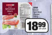 Spar Sliced Cold Meat (Range)-200g Per Pack