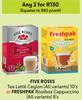 Five Roses Tea Latte Ceylon 10's Or Freshpak Rooibos Cappuccino 8's-For Any 2