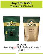 Jacobs Kronung Or Gold Instant Coffee-For Any 2 x 300g