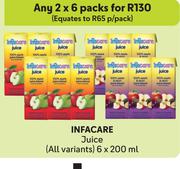Infacare Juice (All Variants)-For 2 x 6 x 200ml