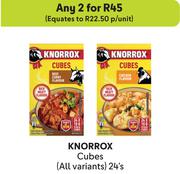 Knorrox Cubes (All Variants)-For 2 x 24's