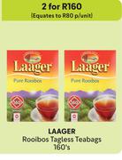 Laager Rooibos Tagless Teabags-For 2 x 160's