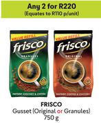 Frisco Gusset Original Or Granules-For 2 x 750g