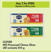 Clover IWS Processed Cheese Slices (All Variants)-For Any 2 x 810g