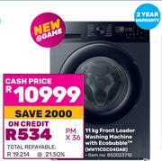 Samsung 11Kg Front Loader Washing Machine With Eco Bubble WW11CGC04DAB