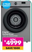 Hisense 8Kg Air Vented Dryer