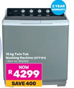 Defy 15Kg Twin Tub Washing Machine DTT151