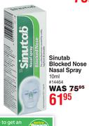 Sinutab Blocked Nose Nasal Spray-10ml