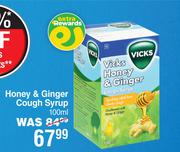Vicks Honey & Ginger Cough Syrup-100ml