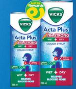 Vicks Acta Plus Xtra Strong Cough Syrup-200ml