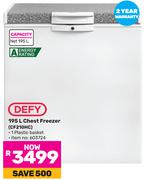 Defy 195Ltr Chest Freezer CF210HC