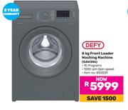 Defy  8Kg Front Loader Washing Machine DAW386