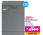 Defy 13-Place Dishwasher DDW 242