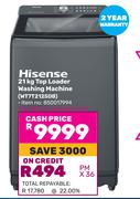 Hisense 21Kg Top Loader Washing Machine WT7T2125DB