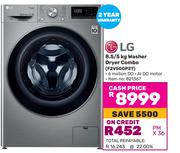 a LG 8.5/5Kg Washer Dryer Combo F2V5GGP2T