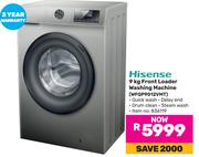 Hisense 9Kg Front Loader Washing Machine WFQP9012VMT