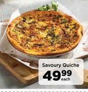 Savoury Quiche-Each